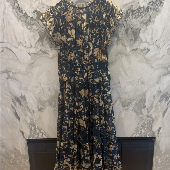 Ulla Johnson Emine Midi Dress Moonlight - Picture 6 of 6